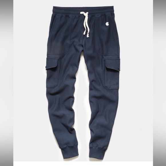 TODD SNYDER x Champion Utility Cargo Jogger Sweatpants Men’s Medium gray navy - Picture 1 of 6